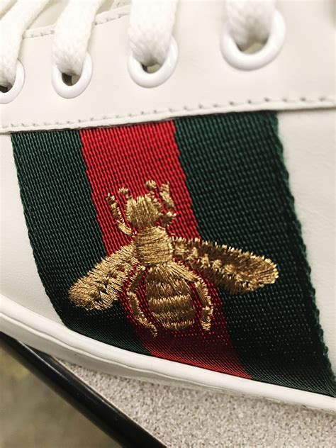 gucci honey bee shoes india|gucci ace embroidered bee shoes.